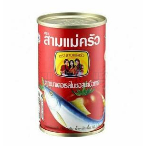 Three Lady Sardines in tomato sauce 100X155g - Bilde 2