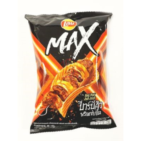 Lays Max Potato BBQ ZAB ZEED 8x6x48g - Bilde 2