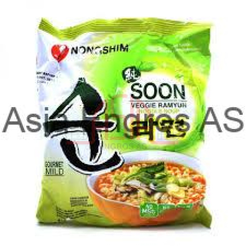 Nongshim SOON Veggie Ramyun 112g x 20