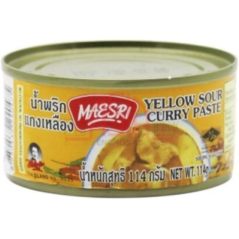 MAESRI Curry PasteYELLOW SOUR 48X114G