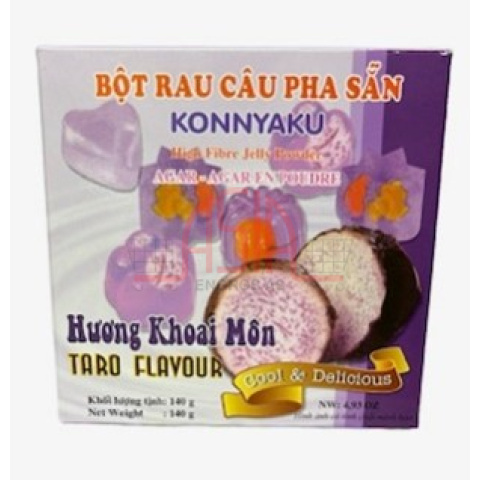 JELLY POWDER TARO flavour/ Bot rau cau khoai mon 60x140g - Bilde 2