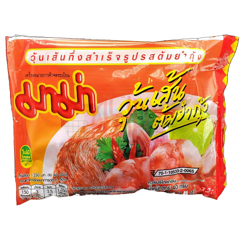 MAMA Bean Vermicelli Tom Yum (30x40g) x 6