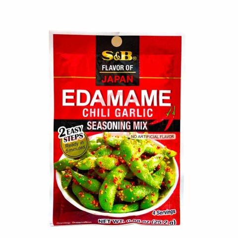 S&B CHILLI GARLIC EDAMAME Seasoning MIX 24g x 10