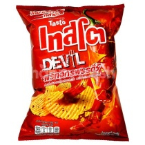 Tasto Potato Chips DEVIL Emperor Chilli 68g x 24